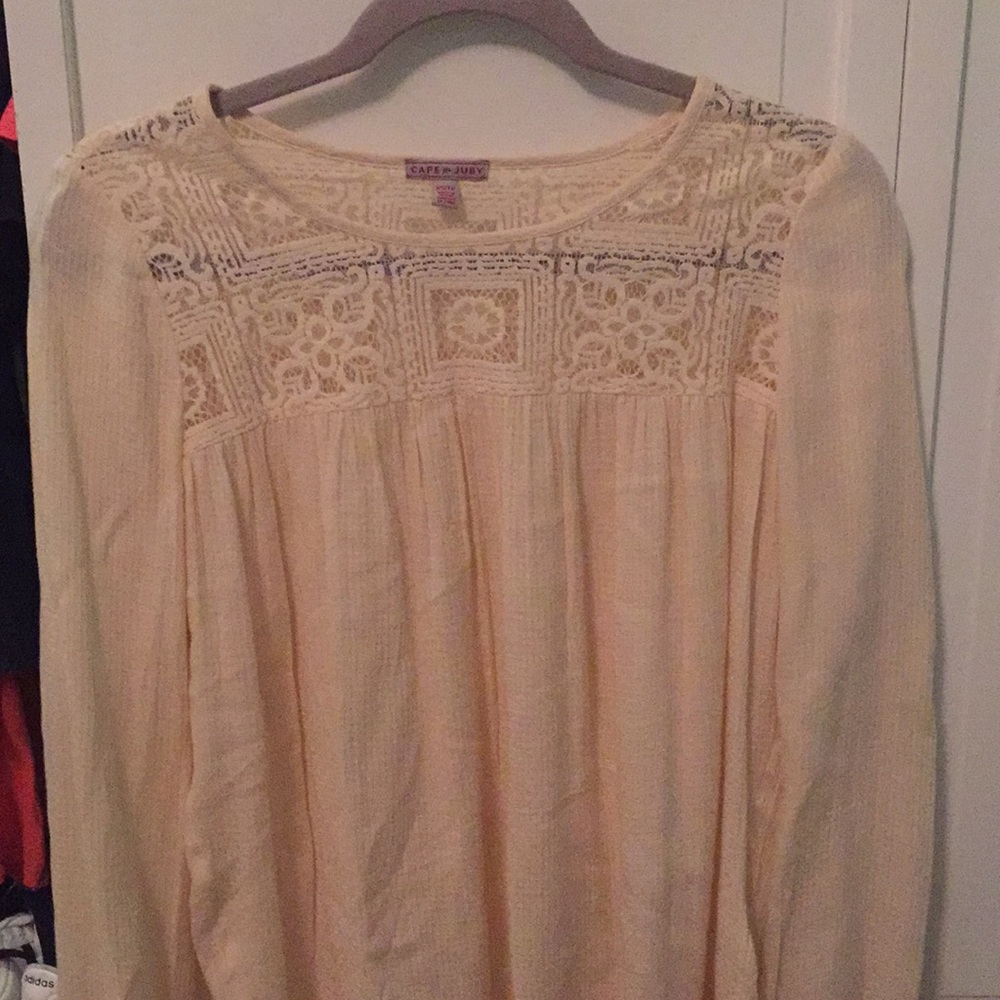Cape Juby light pink/white blouse